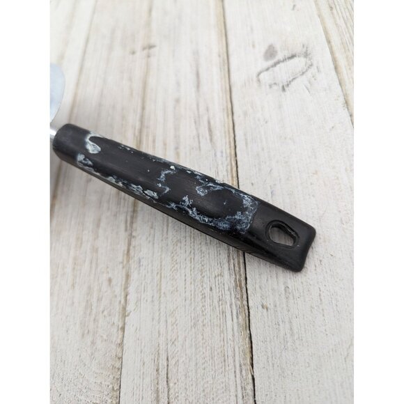 Vintage Ekco Chromium Cake Pie Spatula Server 10" Black Handle - Picture 6 of 7